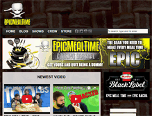 Tablet Screenshot of epicmealtime.com